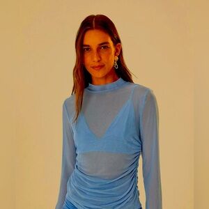 Farm Rio Tulle Shirt and Bralette